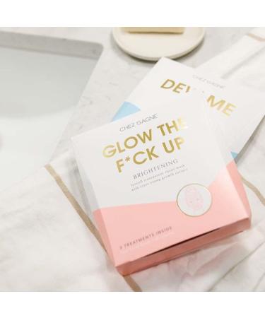 Glow The F*ck Up Facial Sheet Masks - Brightening Set of 3 | No Parabens Sulfates or Phthalates - International Shipping Available - Buy Online on GoSupps.com