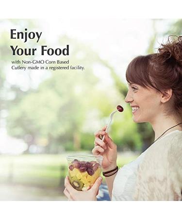 Safeware 500 Pcs Individually Wrapped White Plastic Forks - Medium Weight for Party, BBQ, Picnic, Home, Office, Restaurant Use - Buy Online on GoSupps.com