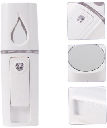 BIUDECO 1pc Nano Mist Sprayer Mini Face Humidifier Mini Dollhouse Food Resin White Face Steamer Cosmetic 10.5*3cm White - Buy Online on GoSupps.com