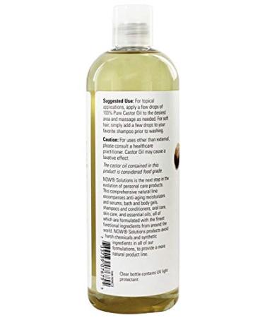 NOW Foods Almond & Castor Oil Combo Pack - 16 oz Each - Buy Online on GoSupps.com