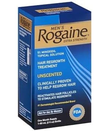 Rogaine for Men Hair Regrowth Treatment Extra Strength 3 Month Supply - Unscented - New Formula - Buy Online on GoSupps.com