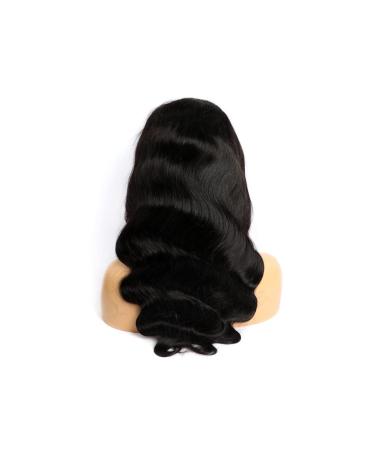 toughness Wig Body Foreign Trade 13 * 4 Lace Hair Set One Real Hair Lady Black Hair Fluffy Weave Pretty (Color : 16inch)
