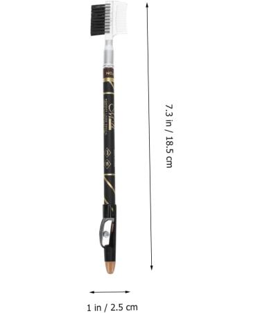 Beavorty 12 Pcs Two-in-one Eyebrow Pencil Eyebrow Pen Drawing Woman Eyebrow Pencils Miss 2 in 1 Tool - Buy Online on GoSupps.com