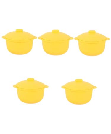 Beavorty 5st wax melts silicone bowl wax bowl made of silicone removable silicone pot Face cosmetic bowl wax bowl For hair removal wax stuff replacement travel insulation silica gel
