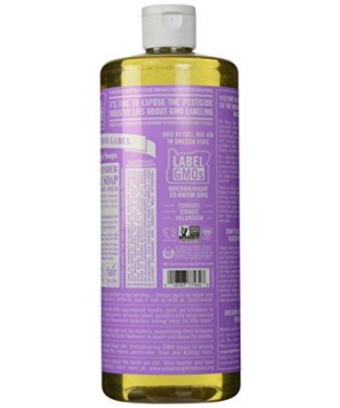 Dr. Bronner's Lavender Hemp Pure Castile Liquid Soap 32 oz - 1 Bottle - Buy Online on GoSupps.com