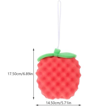 EXCEART 2pcs Kids Fruit Bath Sponges Pineapple Shaped Exfoliating Sponge for Baby Toddler Kids Bathing - Buy Online on GoSupps.com