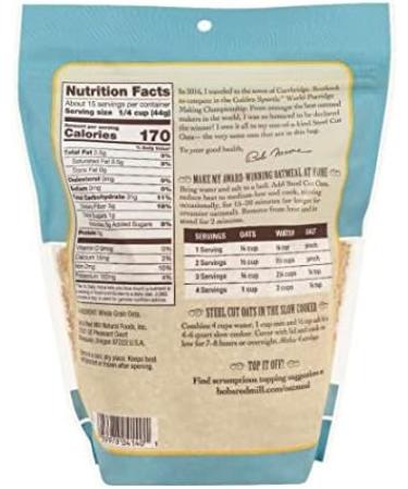 Bobs Red Mill Steel Cut Oats 680 Grams - Buy Online on GoSupps.com