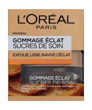 L'Oréal Paris Radiance scrub with care sugars - 50ml jar
