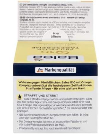 Balea Q10 Anti-Wrinkle Day Cream 50 ml - Buy Online on GoSupps.com