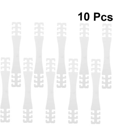 Fomiyes 10 Pack Adjustable Mask Strap Extensions - Ear Handle Buckles for Comfortable Wear | White Mask Accessories - Buy Online on GoSupps.com