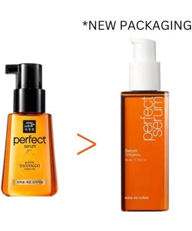 2 PACK mise en scene Perfect Serum 7x Original 80ml + 80ml Anti-Frizz Hydration and Nutrition Hair Essence for Damaged Bleached and Dry Hair - Buy Online on GoSupps.com