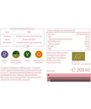 Hela Organic Spice Ketchup Curry - Delicate Flavor 300ml | Premium International Shipping - Buy Online on GoSupps.com