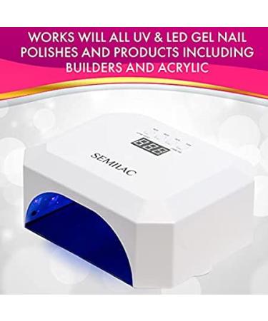 Buy Semilac UV LED Lamp 24W/48W - Fast International Shipping | Perfect for Gel Nail Art - Buy Online on GoSupps.com