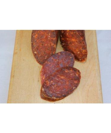 Fortuna's Hot Calabria Style Dry Salami - 2 Pack (10 oz. each) | Handmade Spicy Hot Salami, Nitrate & Gluten-Free - Buy Online on GoSupps.com