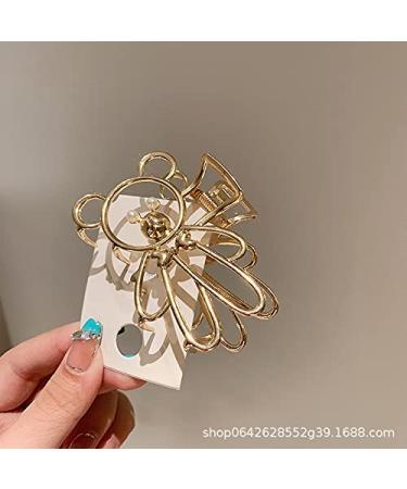 Non-Slip Metal Hair Clips for Women & Girls - Strong Hold Bear Design - 2 Pieces for Long & Thick Hair - Buy Online on GoSupps.com