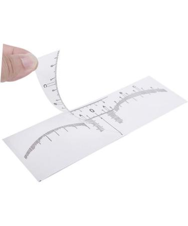 Hemoton 20 Pcs Eyebrow Guide Measure Tool Microblading Ruler Guide Makeup Ruler Eyebrow Ruler Make up - Buy Online on GoSupps.com