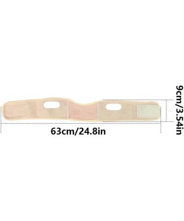 Double Chin Reducer V Line Facial Mask Face Lifting Tape Soft Chin Strap for Women Restore Skin Elasticity Skin Color Face Shaper - Buy Online on GoSupps.com