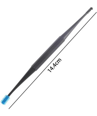 Spiral Design Double Head Ear Wax Remover | Portable Silicone Ear Spoon | Soft Double-ended Ear Cleaning Tool - Color 01 - Buy Online on GoSupps.com