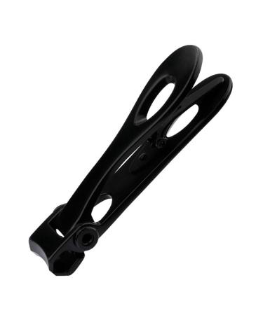 Nail Clippers Fingernail Cut Nippers Manicure Scissors Stainless Steel Pedicure Tools Professional Fingernail Toenail Stainless Steel Nail Cutter Trimmer for Seniors Adult Men Women (Color : Black S Black