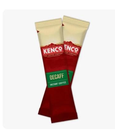 50 kenco Decaff Instant Individual Coffee Sachets x 1.8g Medium Roast