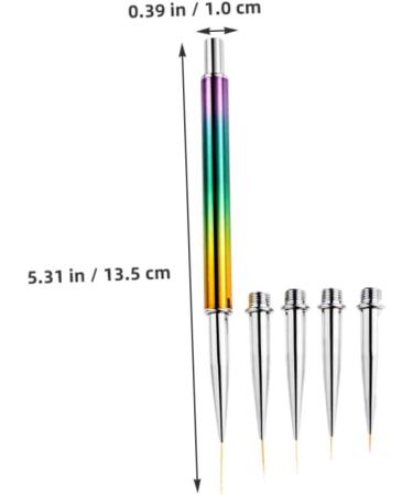 PLAFOPE 1 Set Nail Art Drawing Pen Thin Nail Art Brush Nail Painting Nail Art Pen Salon Nail Art Tools Nail Salon Manicure Drawing Tool Nail Art Supplies Manicure Liner Manicure Painting - Buy Online on GoSupps.com