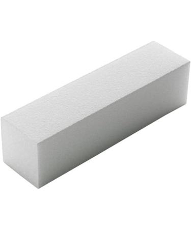 1PC White Nail Buffer Block 4 Way Nail File Buffing Sanding Buffer Nail Art Tips Tool Fingernail Manicure Pedicure Kit For Salon Or Home Use nail files and buffers - Buy Online on GoSupps.com