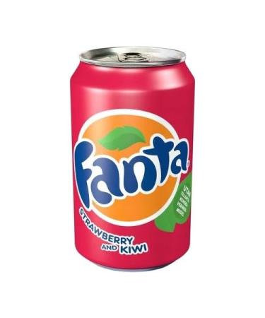 Fanta Coca Cola Fanta Strawberry and Kiwi Cans 330ml