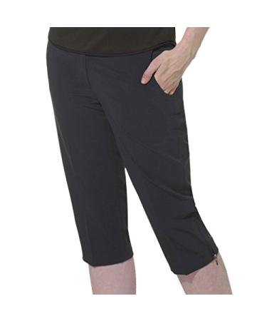Monterey Club Women's Ultimate Golf Capris #2823 Black 6