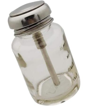 Push Glass Bottle Push Down Alcohol Dispenser for Nail Polish Makeup Remover 80ML push down dispenser - Buy Online on GoSupps.com