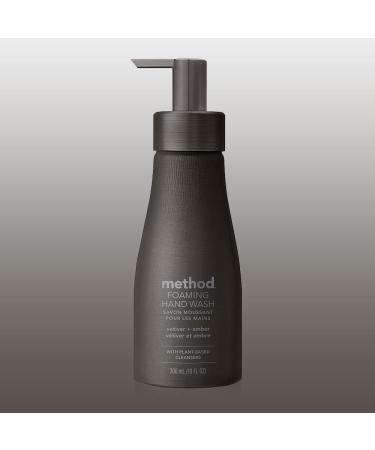 Method Premium Foaming Hand Wash Vetiver + Amber | Reusable Black Aluminum Bottle | Biodegradable Formula | 10 fl oz (Pack of 3) - Buy Online on GoSupps.com