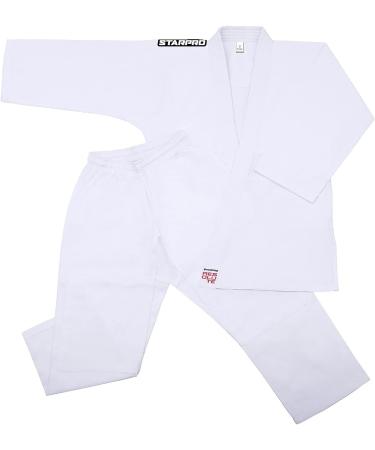 Starpro 250 Grams Durable Single Weave Judo Gi Child - Many Sizes | Kids Youth Judo Uniform - Buy Online on GoSupps.com