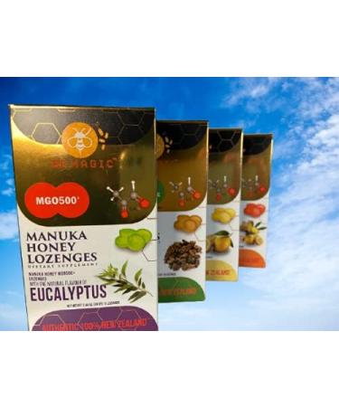 Manuka Honey + Eucalyptus Lozenges 15 Drops - Buy Online on GoSupps.com