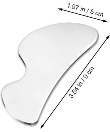 FOMIYES Acupuncture Massage Tool Oil Diffusers Scraping Plate Gua Sha Board Scraping Massage Tool Stainless Steel Guasha Massaging Scraping Guasha Massage Tool Facial Tool Face Massager - Buy Online on GoSupps.com