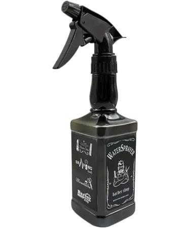500ML Retro Hairdressing Spray Bottle | Black Liquid Pump for Salon Gardening & Household Use - Buy Online on GoSupps.com