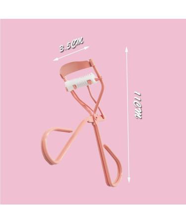 Eyelash Curlers with Comb - Pink Curlers for Lash Lift | Durable Carbon Steel & Comfort Grip - Buy Online on GoSupps.com
