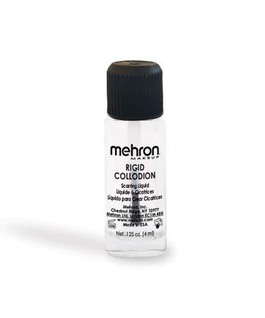 Mehron Makeup Rigid Collodion with Brush for Special Effects, Halloween, Movies (.125 oz)