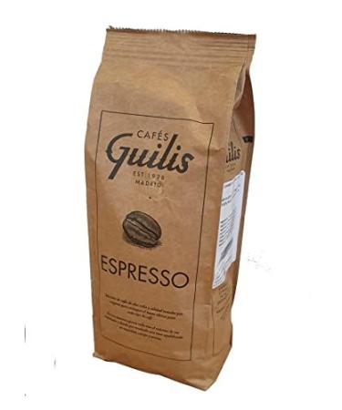 CAFES GUILIS DESDE 1928 AMANTES DEL CAFE Natural Coffee in Gold Beans Wet Polish 1 kg