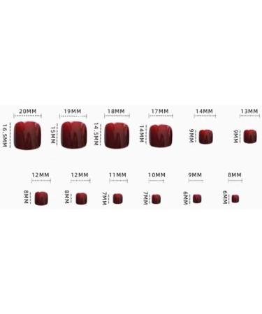 Decorative nail art retro celebrity style nail art fake nails tide brand style chain toenails wear high-end luxury toenails. - Buy Online on GoSupps.com