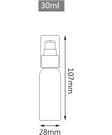 ZEOABSY 6 Pieces 30 ml Brown Lotion Bottles with White Pump 30ml Empty PET Plastic Lotion Pump Bottle Cosmetic Gel Travel Container for Cosmetic Make up Cleaning + 1 x Funnel Brown 30ml - Buy Online on GoSupps.com