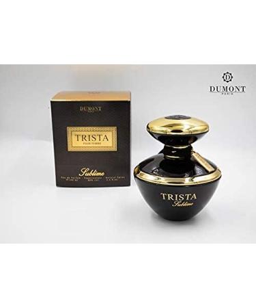 Dumont TRISTA SUBLIME POUR FEMME - 3.4oz - Perfume for Women - Floral Feminine Woody Musk & Romantic Scent - Long Lasting Cologne Mist & Body Spray - for Her - Buy Online on GoSupps.com