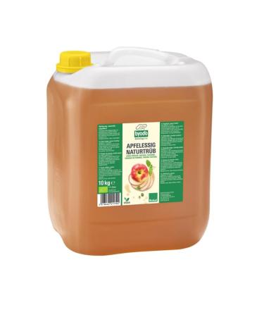Organic Cider Vinegar PREMIUM Cloudy 10 Kg Unpasteurized Byodo | Natural Organic Cider Vinegar certified Euro Labels