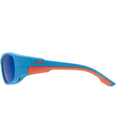 Buy uvex Unisex-Youth Sportstyle 514 Children's Sunglasses - Blue Matt/Mirror Blue | International Shipping Available - Buy Online on GoSupps.com