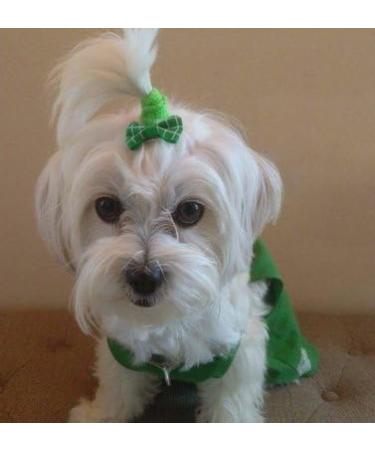 Chenkou Craft 50pcs/25pairs Puppy Yorkie Dog Hair Bows with Clips - Mix Colors & Patterns | Pet Grooming Accessories - Buy Online on GoSupps.com