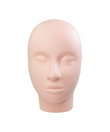 LASHVIEW Lash Mannequin Head, Practice Training Head,Make Up and Lash Extention,Cosmetology Doll Face Head,Soft-Touch Rubber Practice Head,Easy to Clean by Skincare Essential Oil. Pink - Buy Online on GoSupps.com