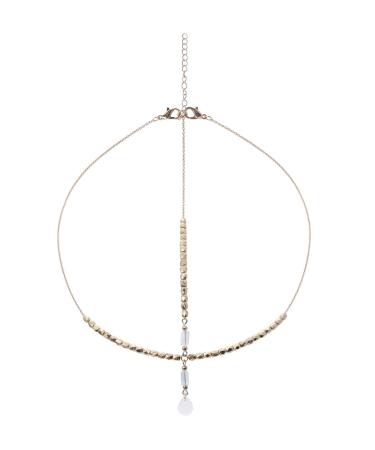 Yean Wedding Crystal Head Chain - Gold Strass Bride Hair Jewel | Elegant Hair Accessory for Brides - Buy Online on GoSupps.com