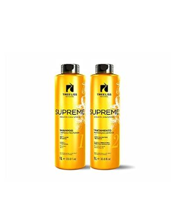 Tree Liss Kit Supreme Professional 1 LT - 2 Steps Shampoo & Treatment for Formaldehyde-Free Hair Straightening | Premium Keratin Alisado - Buy Online on GoSupps.com