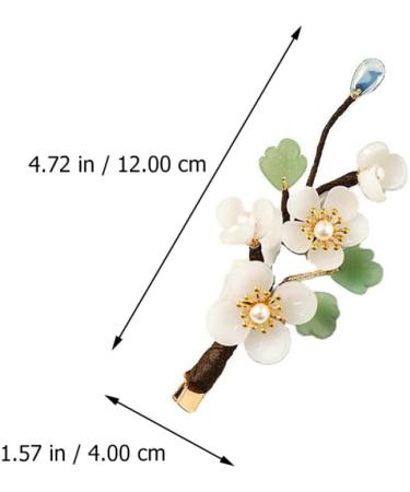 Beaupretty 1pc Gifts Elegant Accessories Hairpin Vintage Chinese Floral Barrettes Girls Style Wedding Headwear Pins Qipao Girl for Clips Elegance Hair Styling Flowers Clip Headdress Bridal - Buy Online on GoSupps.com