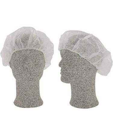 CS cosmetics sales disposable hoods Comfort made of fleece-100 pieces-breathable and light-hair protection for cosmetic treatments in white