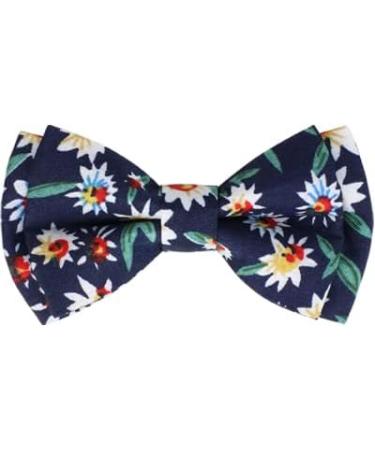 Tagme Flower Navy Blue Cat Collar with Name & Phone - Safe Closure & Bell | 1 Pack - Ideal for Kittens - Buy Online on GoSupps.com