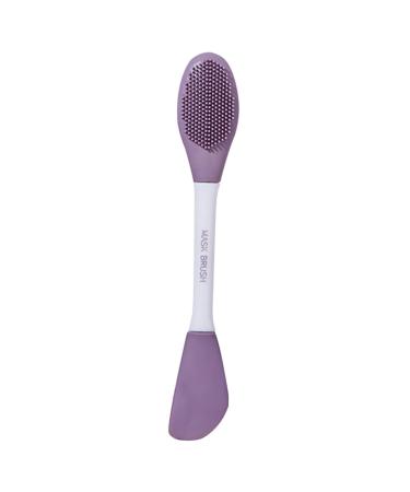 Housoutil Makeup Cleanser Brush Wash Brush Dual Sided Applicator Scrubbers Silicone Cleansing Brush Clay Applicator Cleaning Scrubber Mud Cleaner Facial Plastic